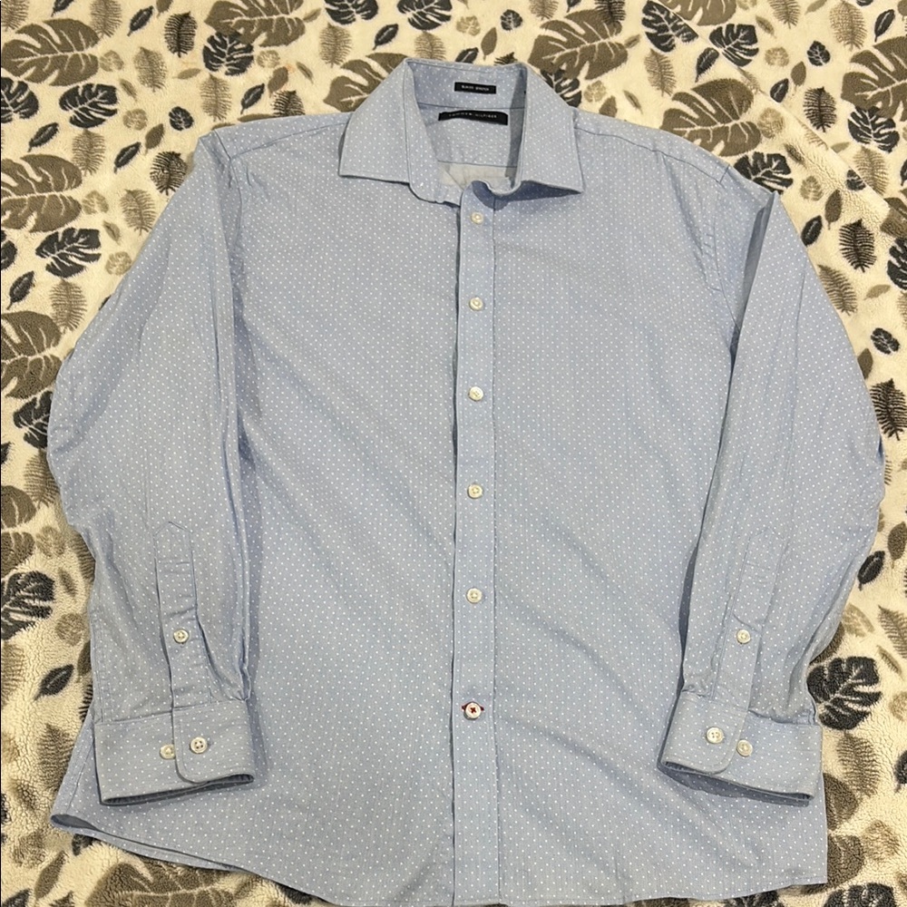 Men's Blue Dress Shirt